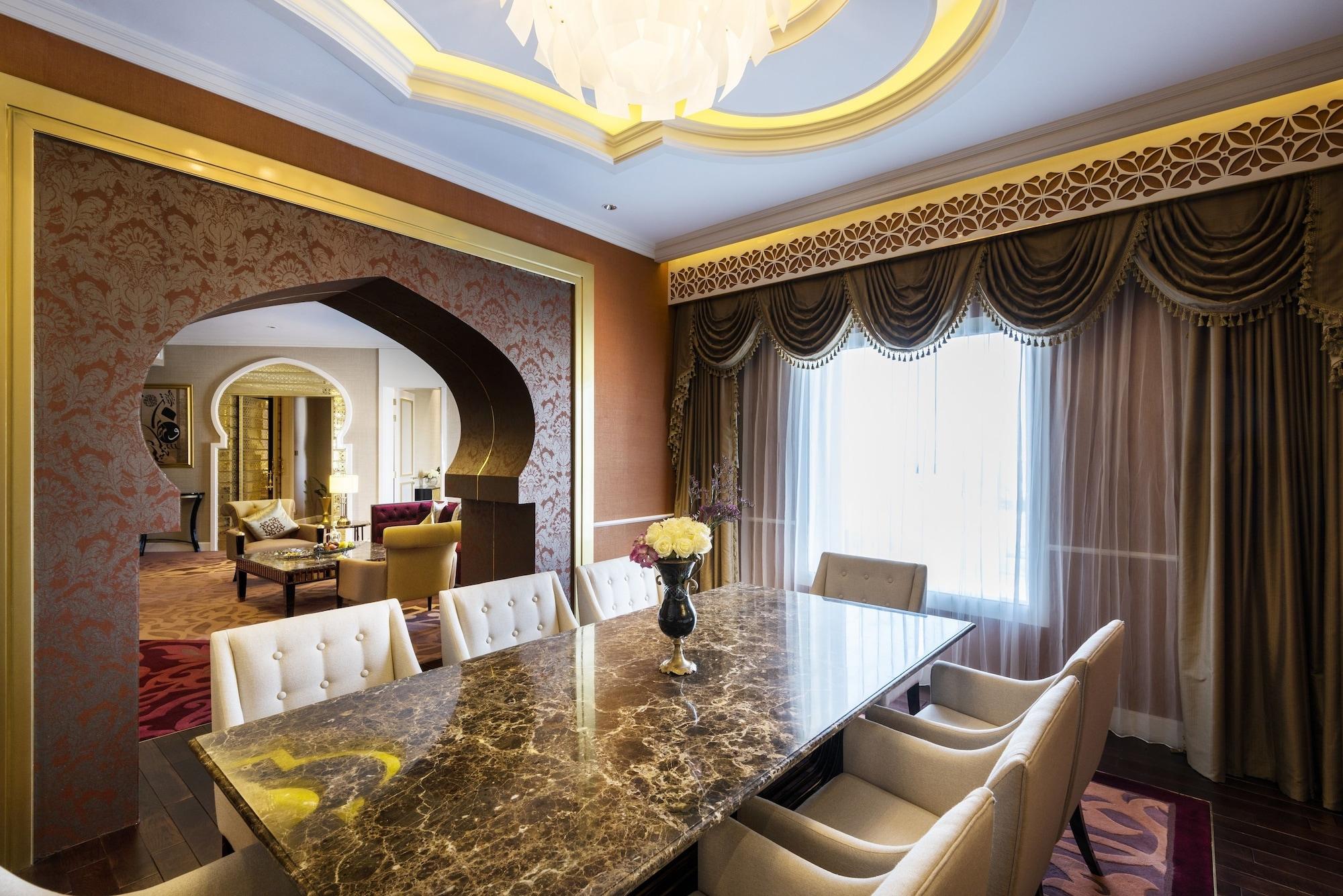 Ezdan Palace Hotel Doha Eksteriør bilde A 3D rendering of a dining room