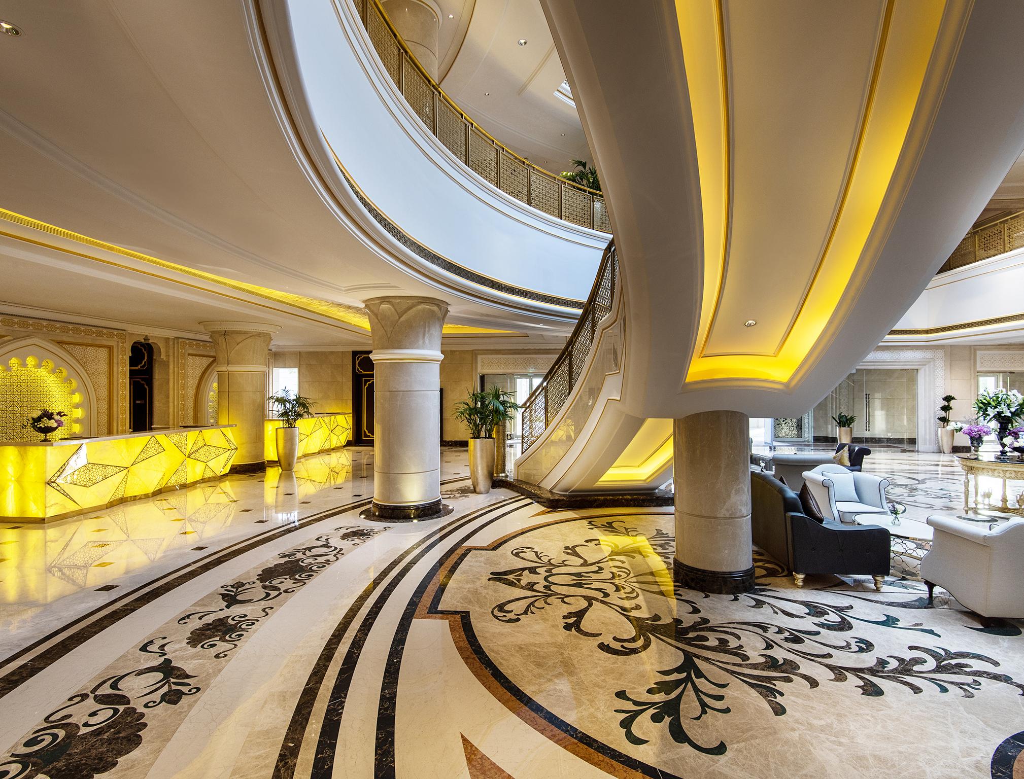 Ezdan Palace Hotel Doha Eksteriør bilde Lobby