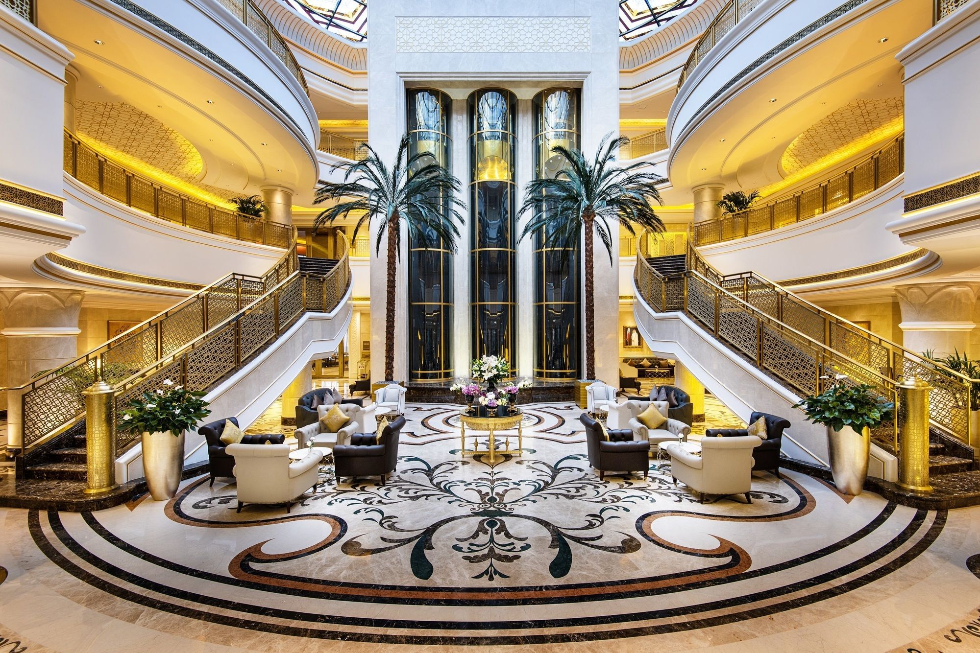 Ezdan Palace Hotel Doha Eksteriør bilde Lobby